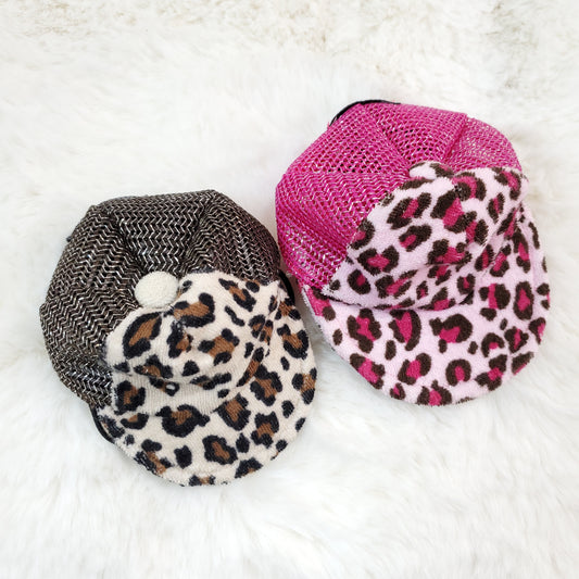 Cheetah Print Cap