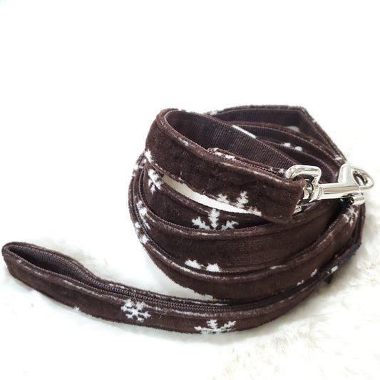 Puppia Snowflake Leash Brown