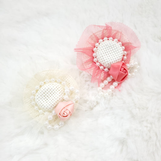 Pearl Sun Hat Hair clip