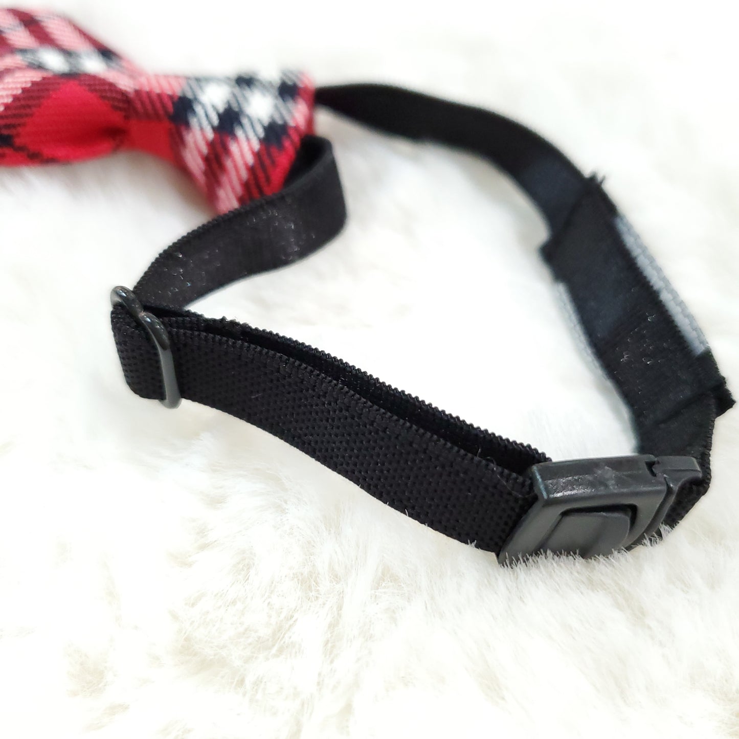 Plaid Neck Tie - Red