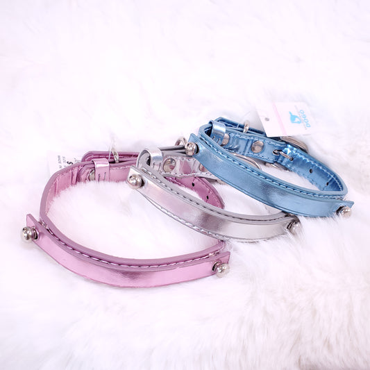 Metallic Rhinestone Collar