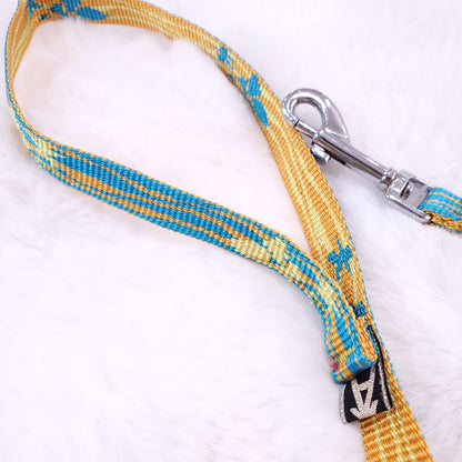 Les Mâtins Coquins Dog Leash - Vintage Yellow