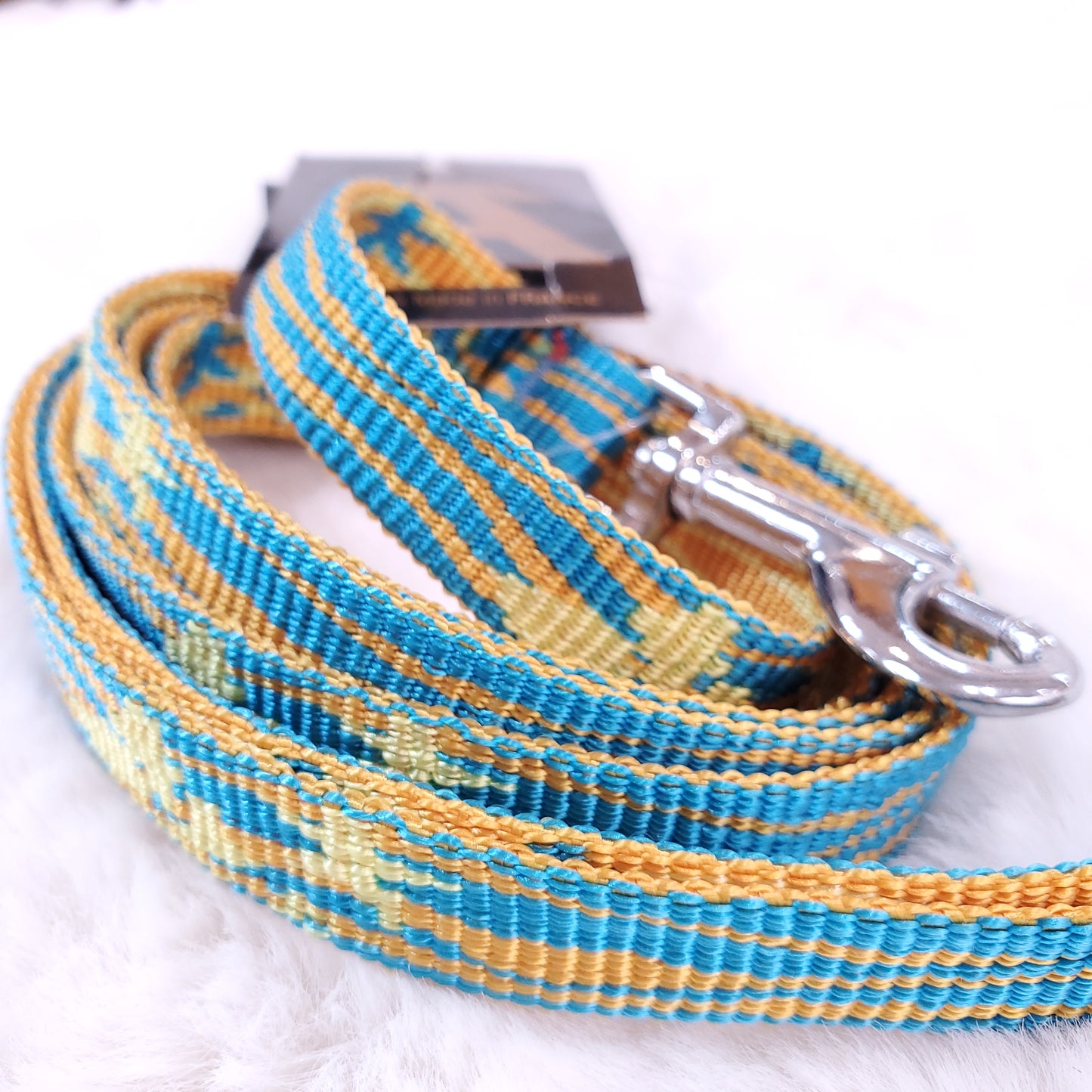 Les Mâtins Coquins Dog Leash - Vintage Yellow