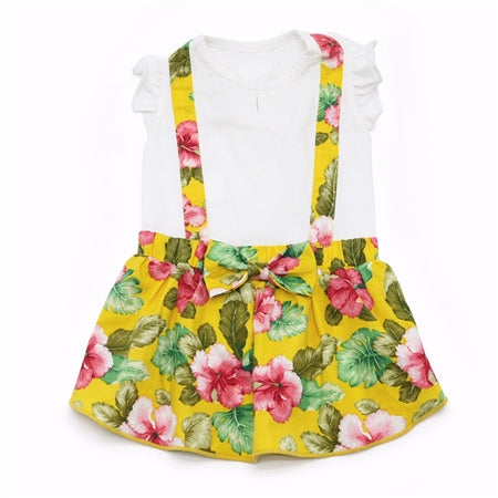 Floral Suspender Dress