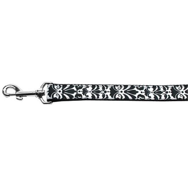 Black & White Damask Dog Leash