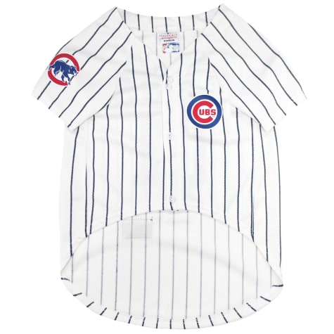 CHICAGO CUBS MLB BASEBALL JERSEY MAJESTIC WHITE SIZE S