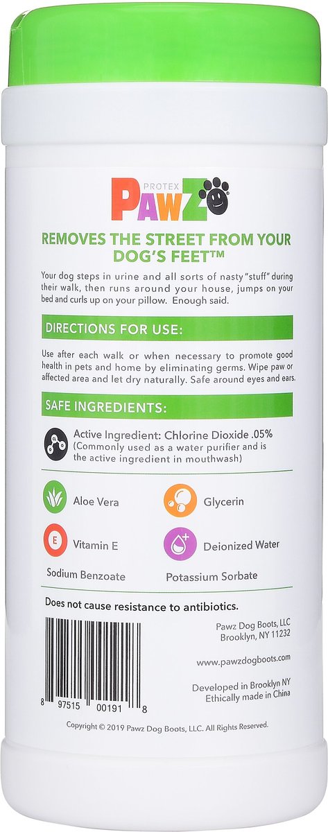 Pawz Sanitizing Dog & Cat Wipes (60ct)