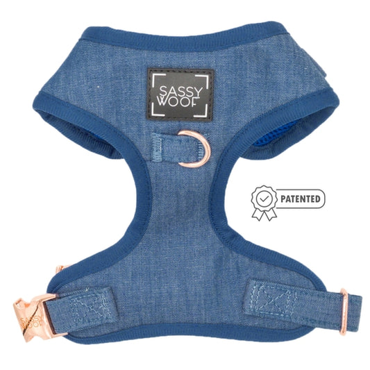 Dog Harness - Denim