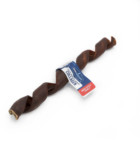 [Treats on sale 20%] Barkworthies Beef Collagen Curly 9 in