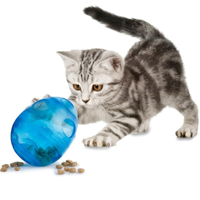 Egg-Cersizer Cat Feeder Toy