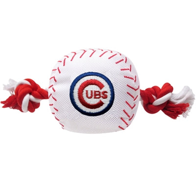 Chicago Cubs Baseball Toy - Nylon w/rope