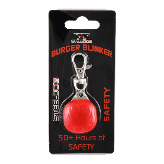 Burger Blinker LED Safety Light, Red