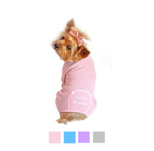 Sweet Dreams Thermal Dog Pajamas