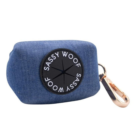 Dog Waste Bag Holder - Denim