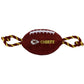 NFL Kansas Chiefs Dog Football Toy