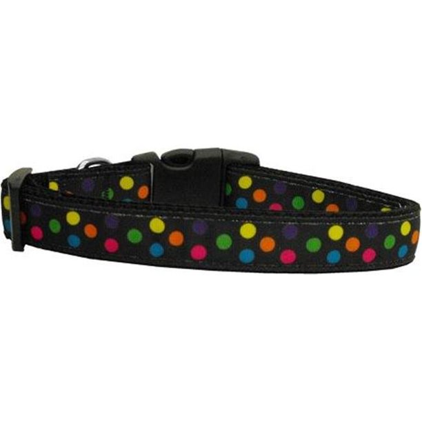 Rainbow Dot Dog Collar