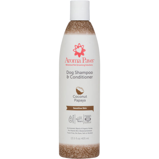 Coconut Papaya Dog Shampoo 13.5oz - Sensitive Skin Formula