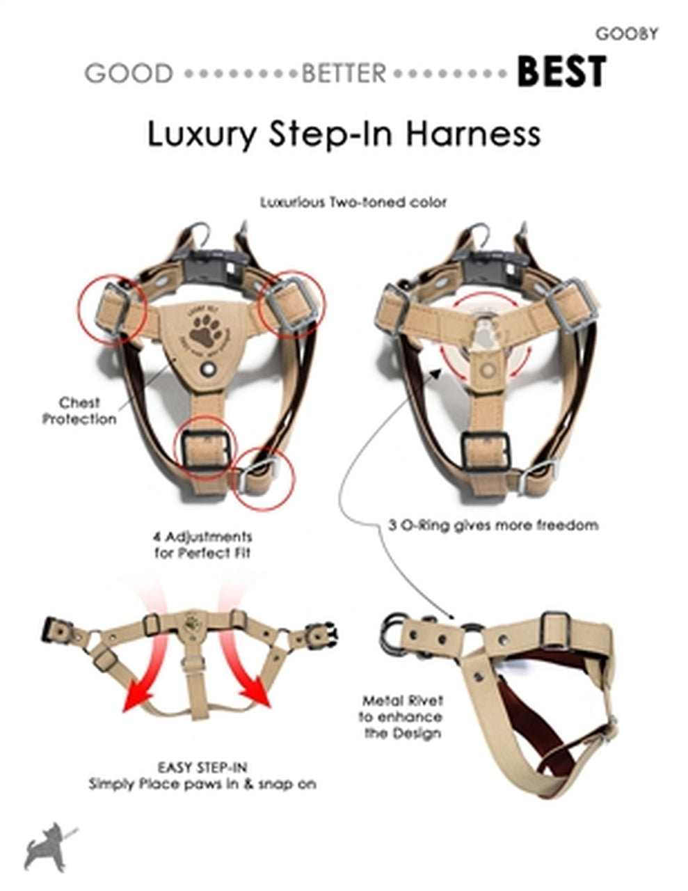 Luxury Step-In Harness
