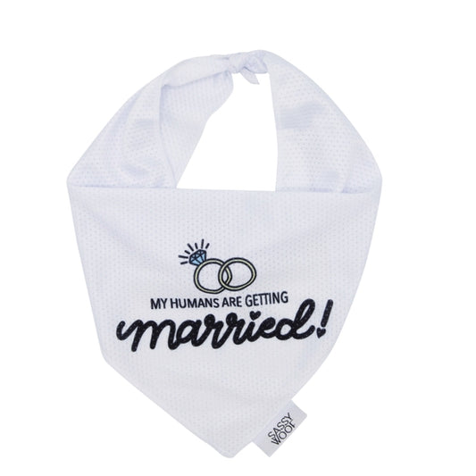 Dog Bandana - My Humans Are Getting Married Dog Bandana