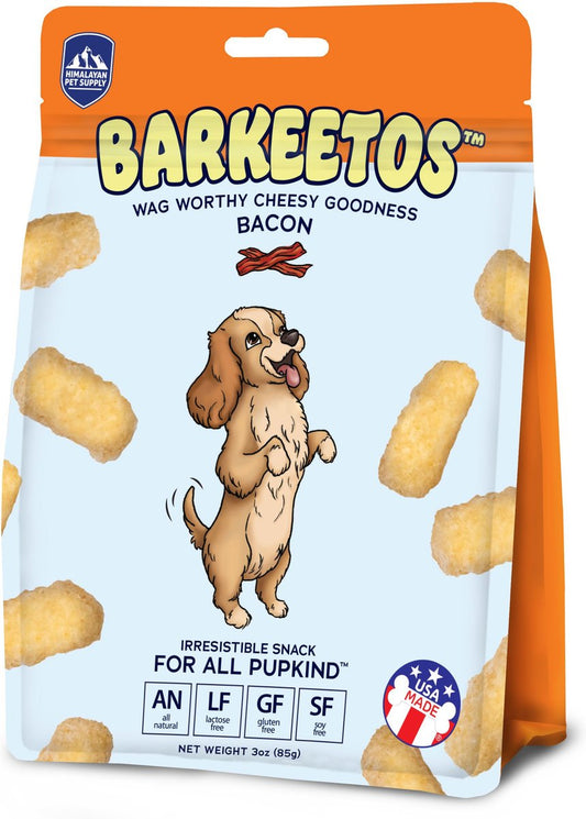 Himalayan Pet Supply Barkeetos Grain-Free Bacon Crunchy 3oz