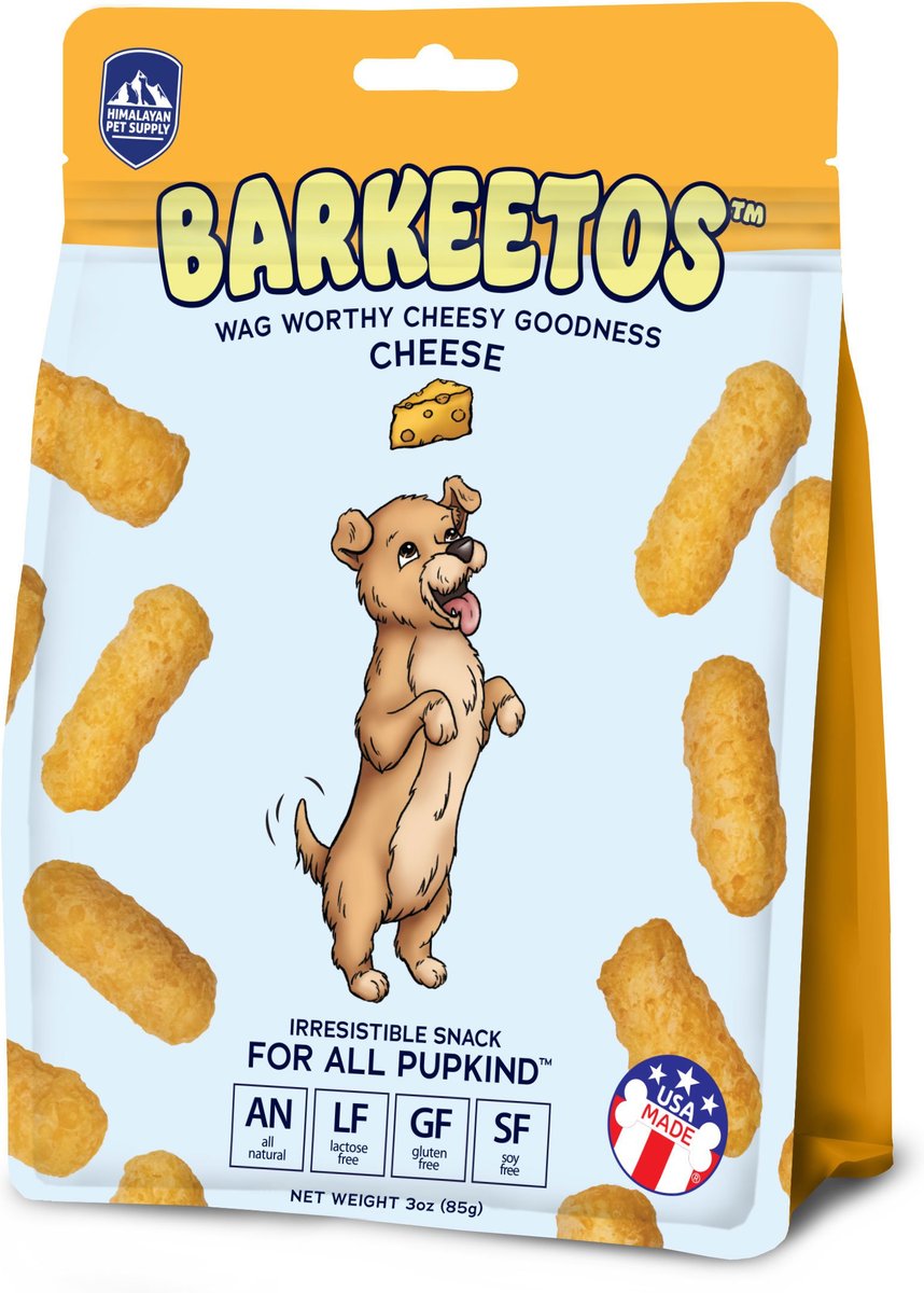 Himalayan Pet Supply Barkeetos Grain-Free Cheese Crunchy 3oz