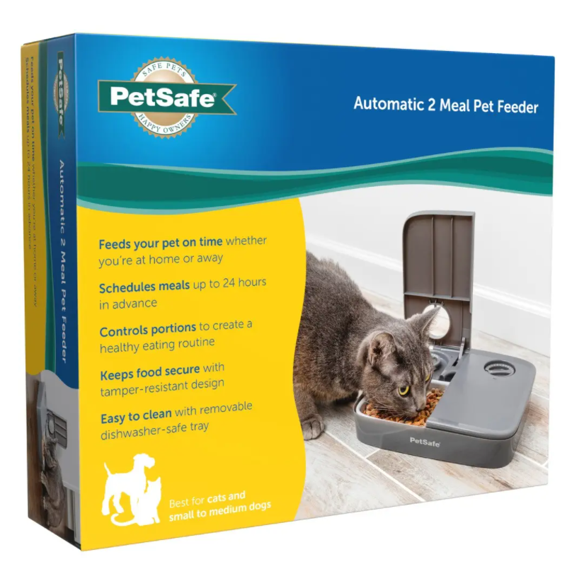 Automatic 2 Meal Pet Feeder