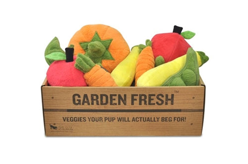 P.L.A.Y Garden Fresh Plush Carrot Dog Toy