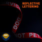 Reflective Red Nylon Leash - DO NOT PET