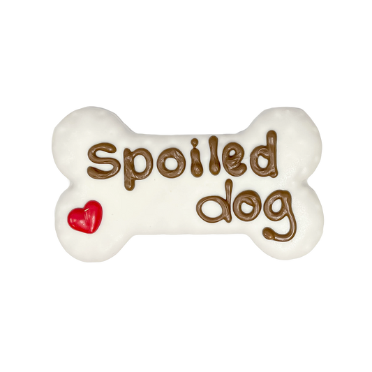 6" Spoiled Dog Bone Cookie