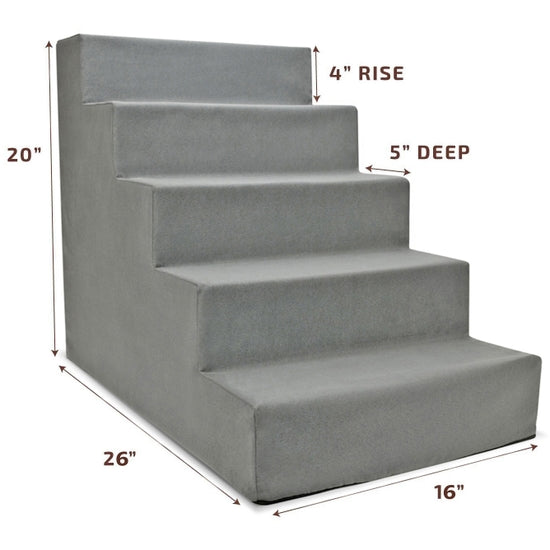 High Density Foam 5 Step Pet Stair