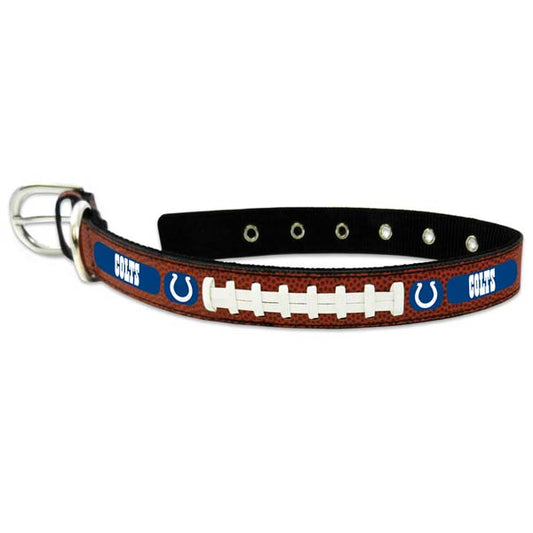 NFL Indianapolis Colts Leather Dog Collar