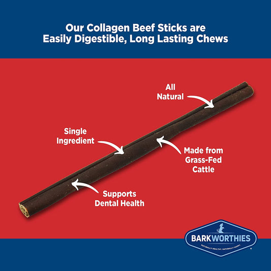 Barkworthies Beef Collagen Stick 12"