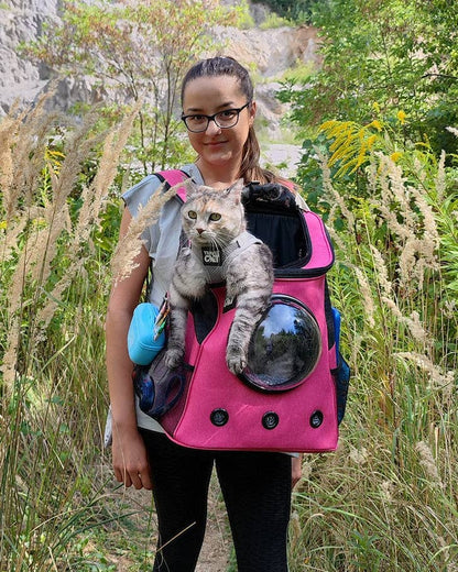 Bubble Pet Carrier / Cat Backpack(For Larger Cats)