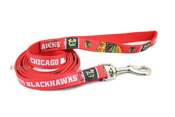 NHL Chicago Blackhawks Woven Dog Leash