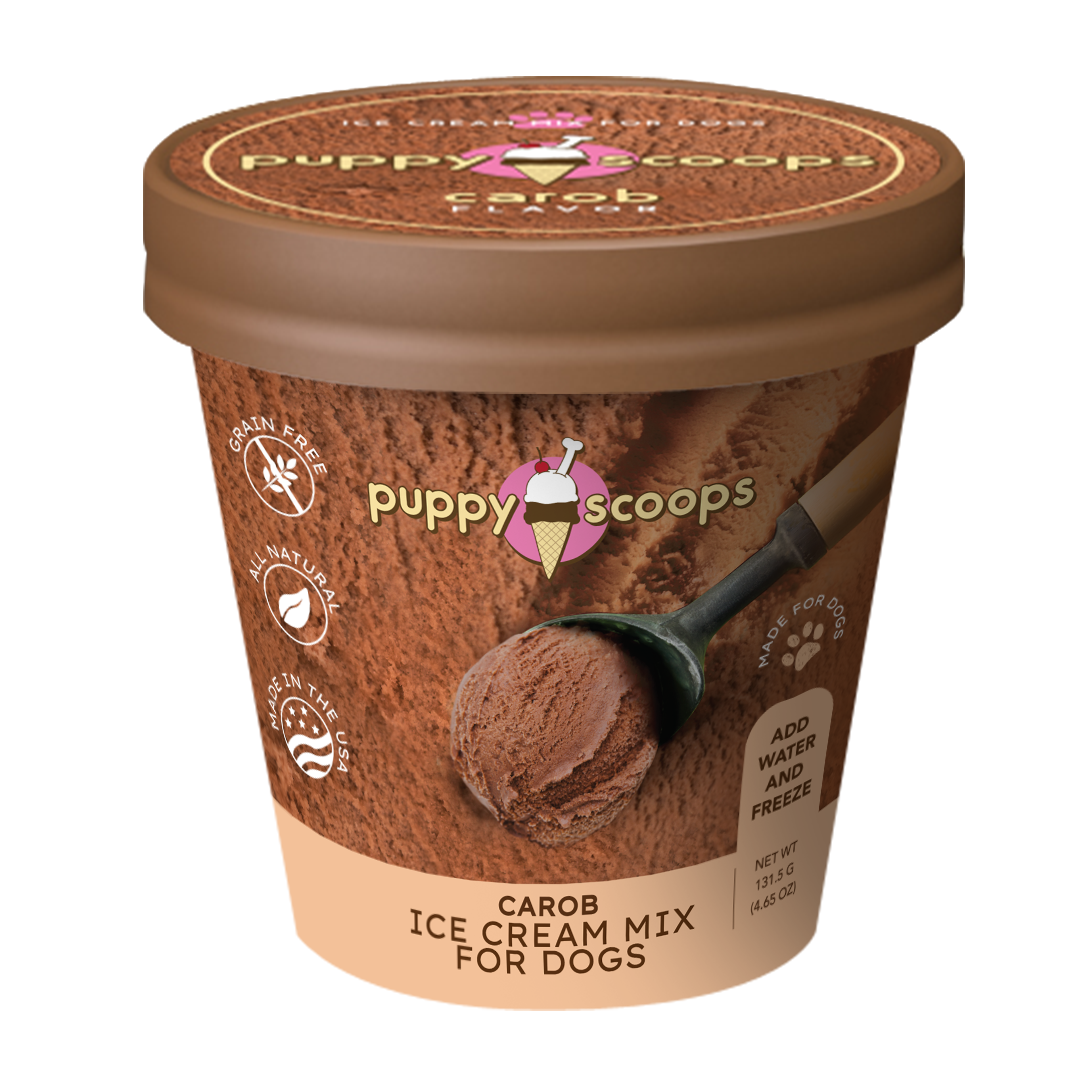 Puppy Scoops Ice Cream Mix - Carob