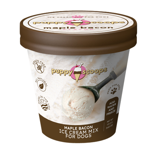 Puppy Scoops Ice Cream Mix - Maple Bacon