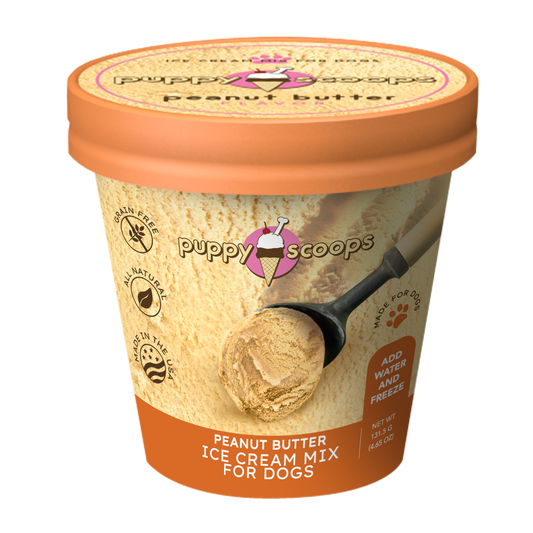 Puppy Scoops Ice Cream Mix - Peanut Butter