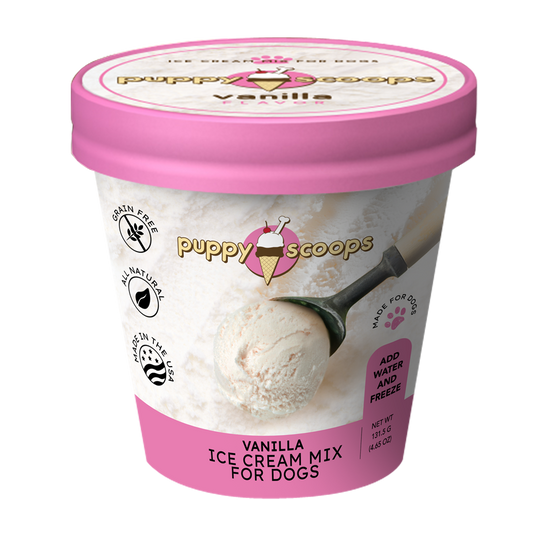 Puppy Scoops Ice Cream Mix - Vanilla