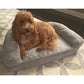 Fold Out Round Chaise Dog Bolster - Gray