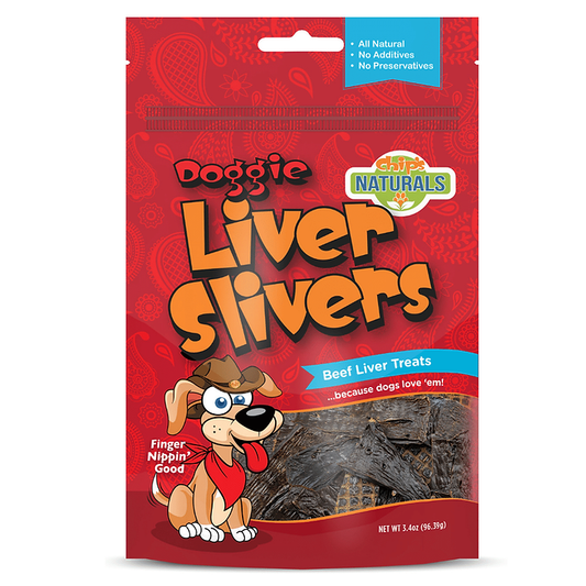 Doggie Liver Slivers 3.4oz