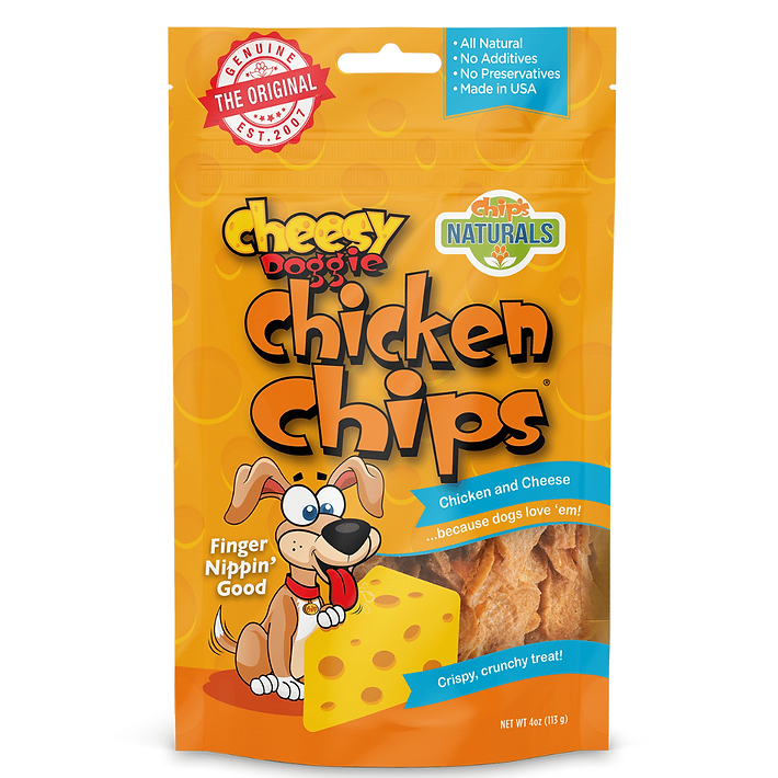 Cheesy Doggie Chicken Chips 4oz