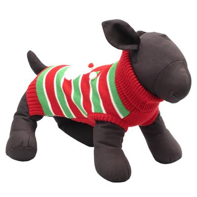 Red/Green Stripe Santa Sweater