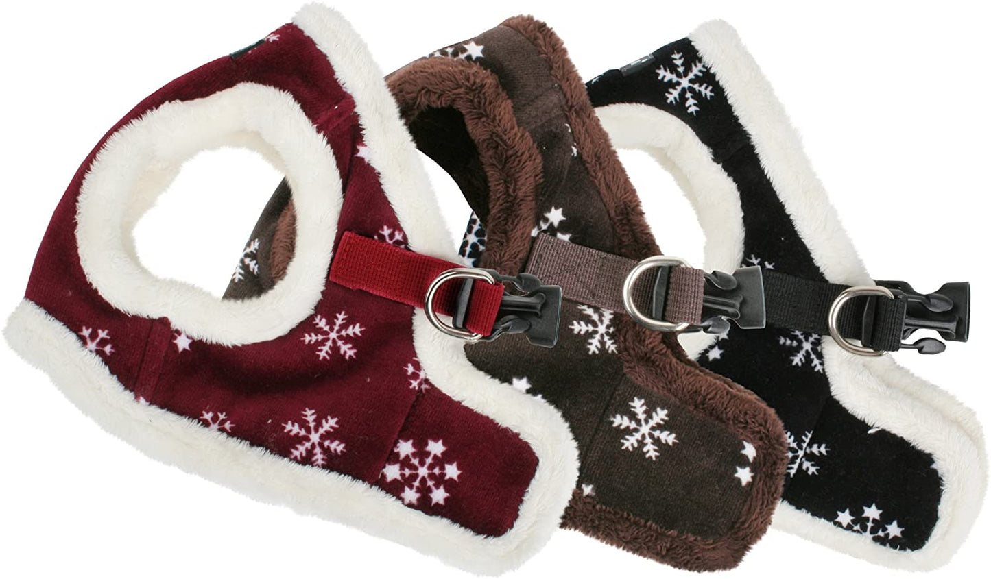 Puppia Snowflake Vest Chocolate S