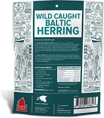 Plato Wild Caught Baltic Herring 3oz