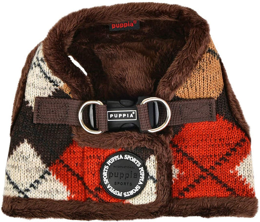 Puppia Argyle Fur Vest Harness