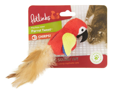 Parrot Tweet Cat Toy