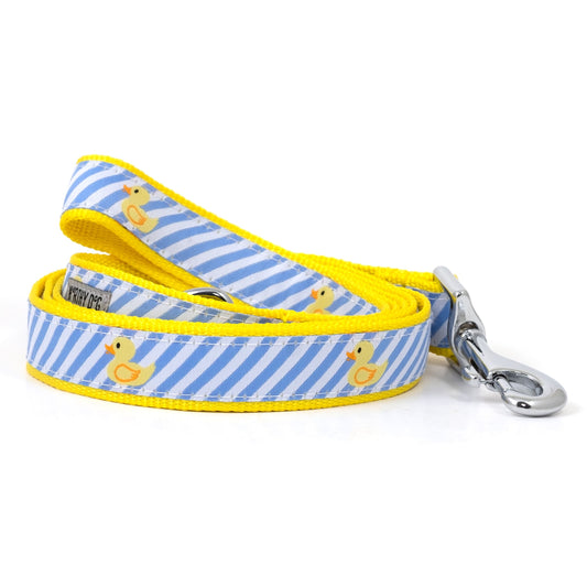 Blue Stripe Rubber Duck Lead