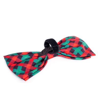 Holiday Check Bow Tie