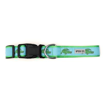 Blue Alligators Collar