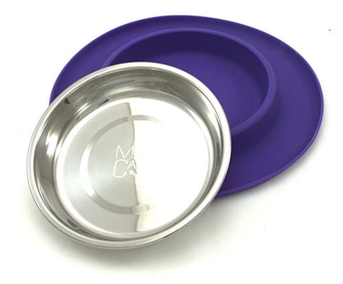 Cat Single Silicone Feeder with Stainless Bowls